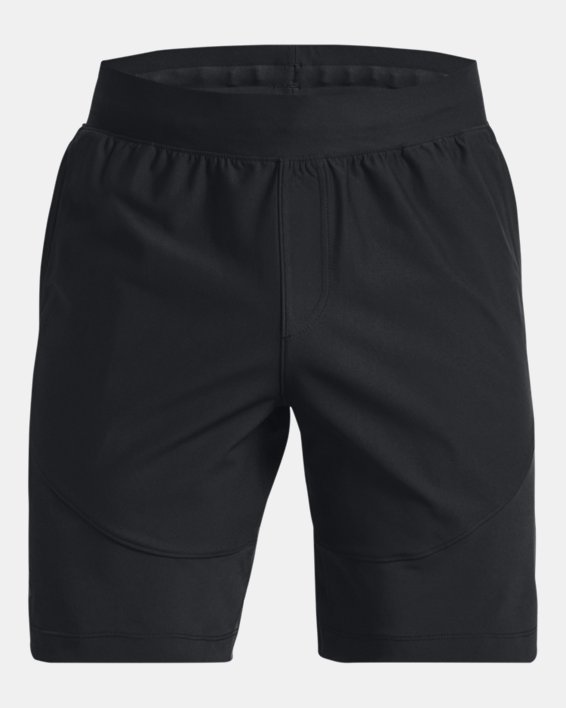 Men's UA Unstoppable Hybrid Shorts in Black image number 5